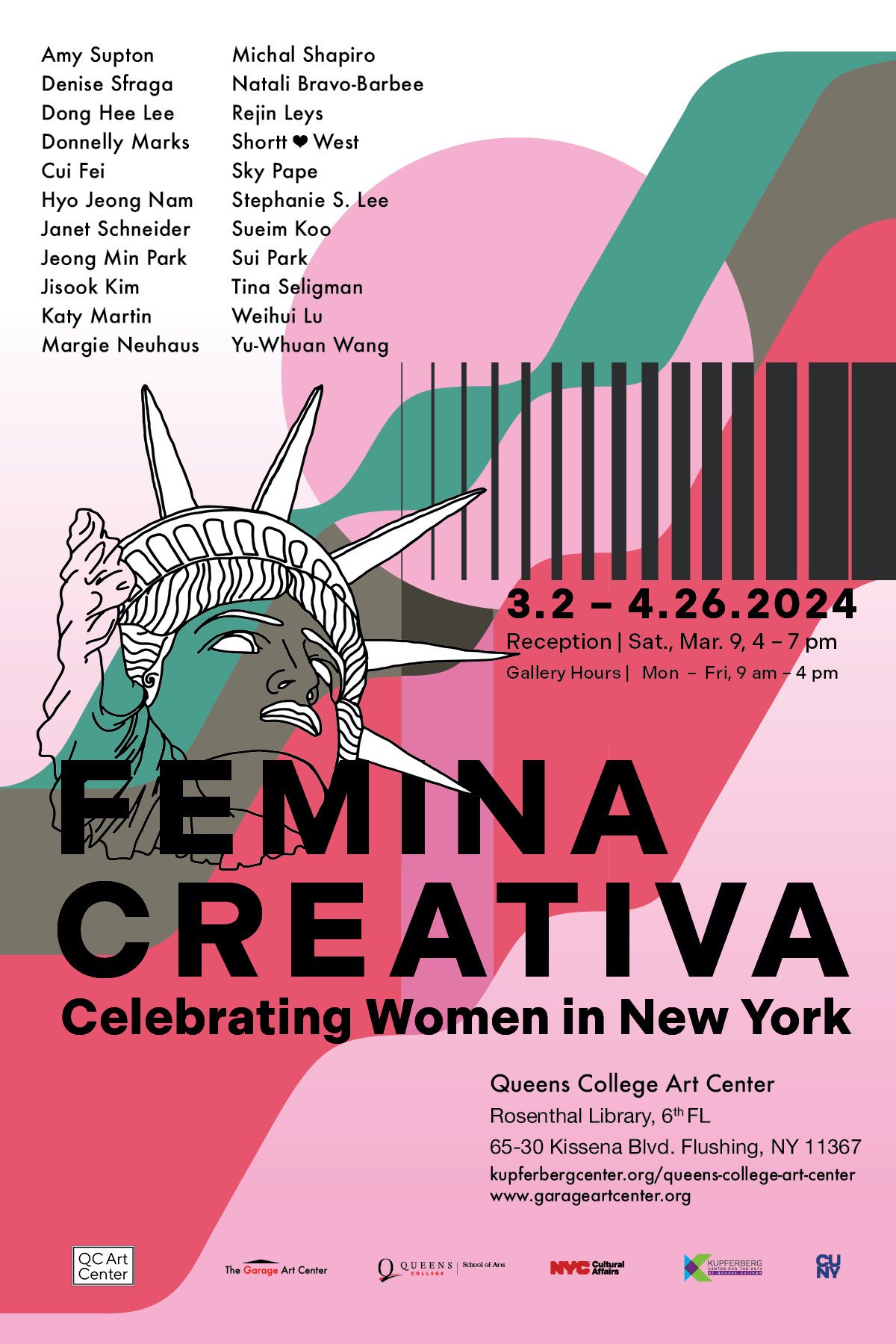 Femina Creativa exhibition postcard