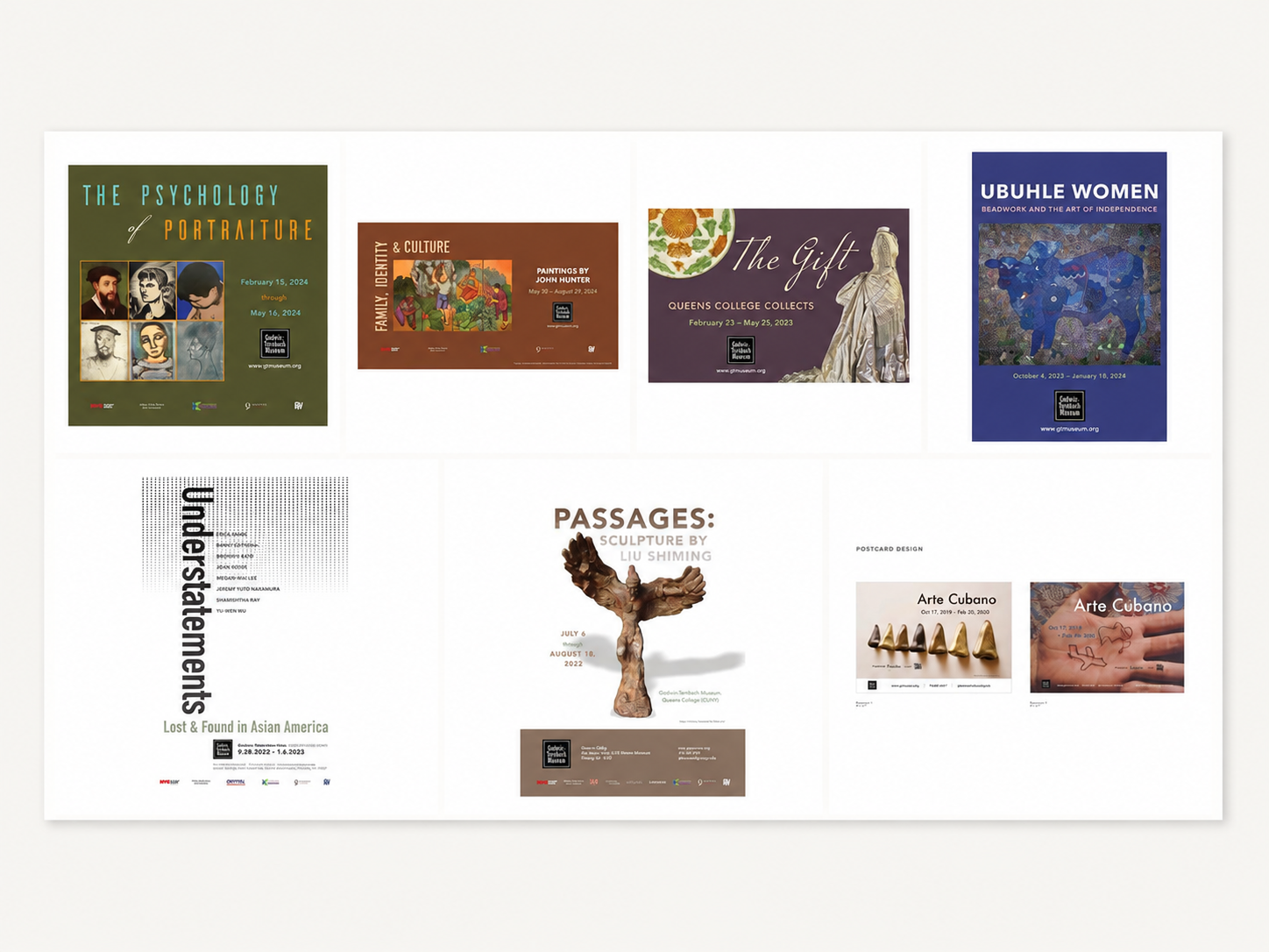 Selected Godwin-Ternbach Museum exhibition campaigns