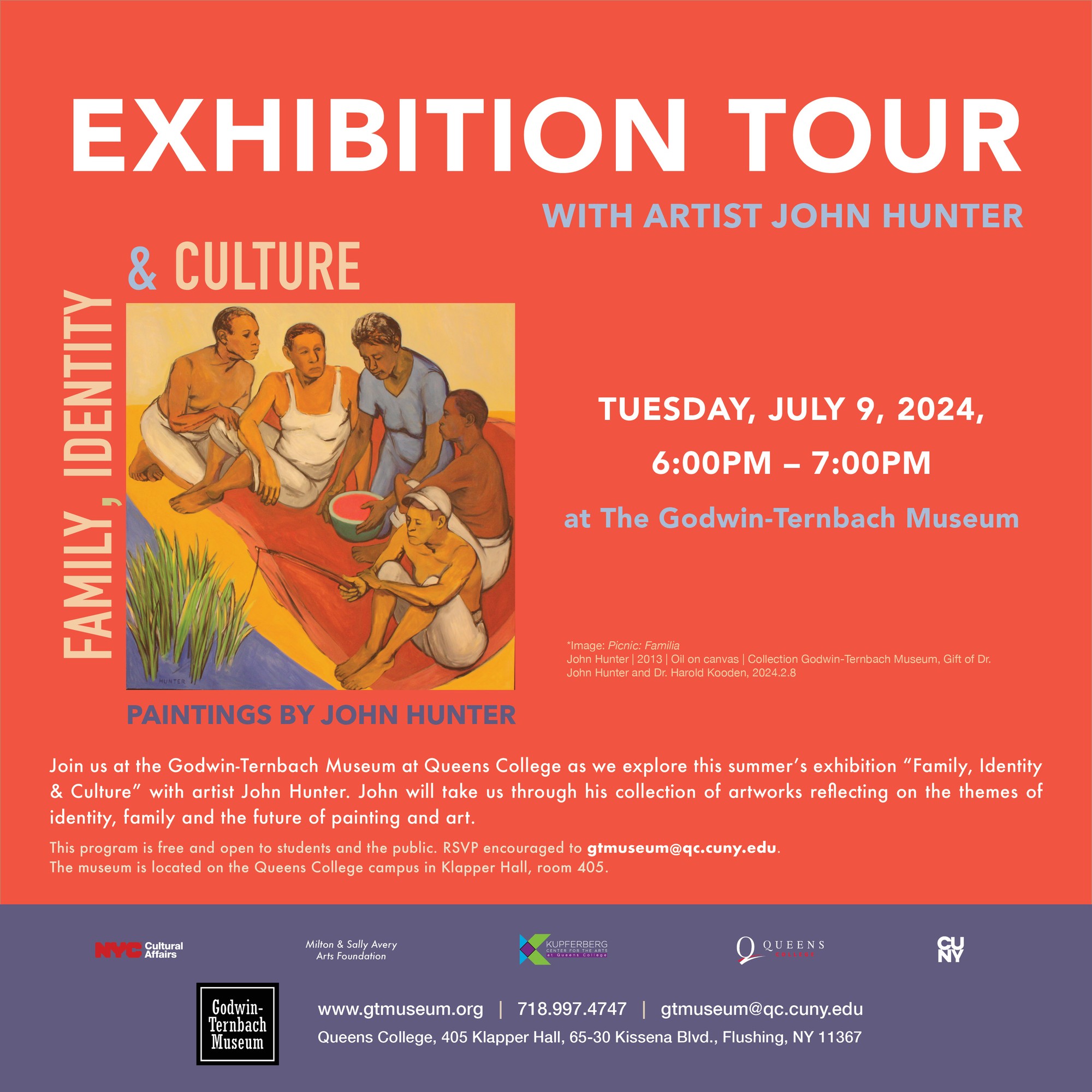John Hunter exhibition tour promotion