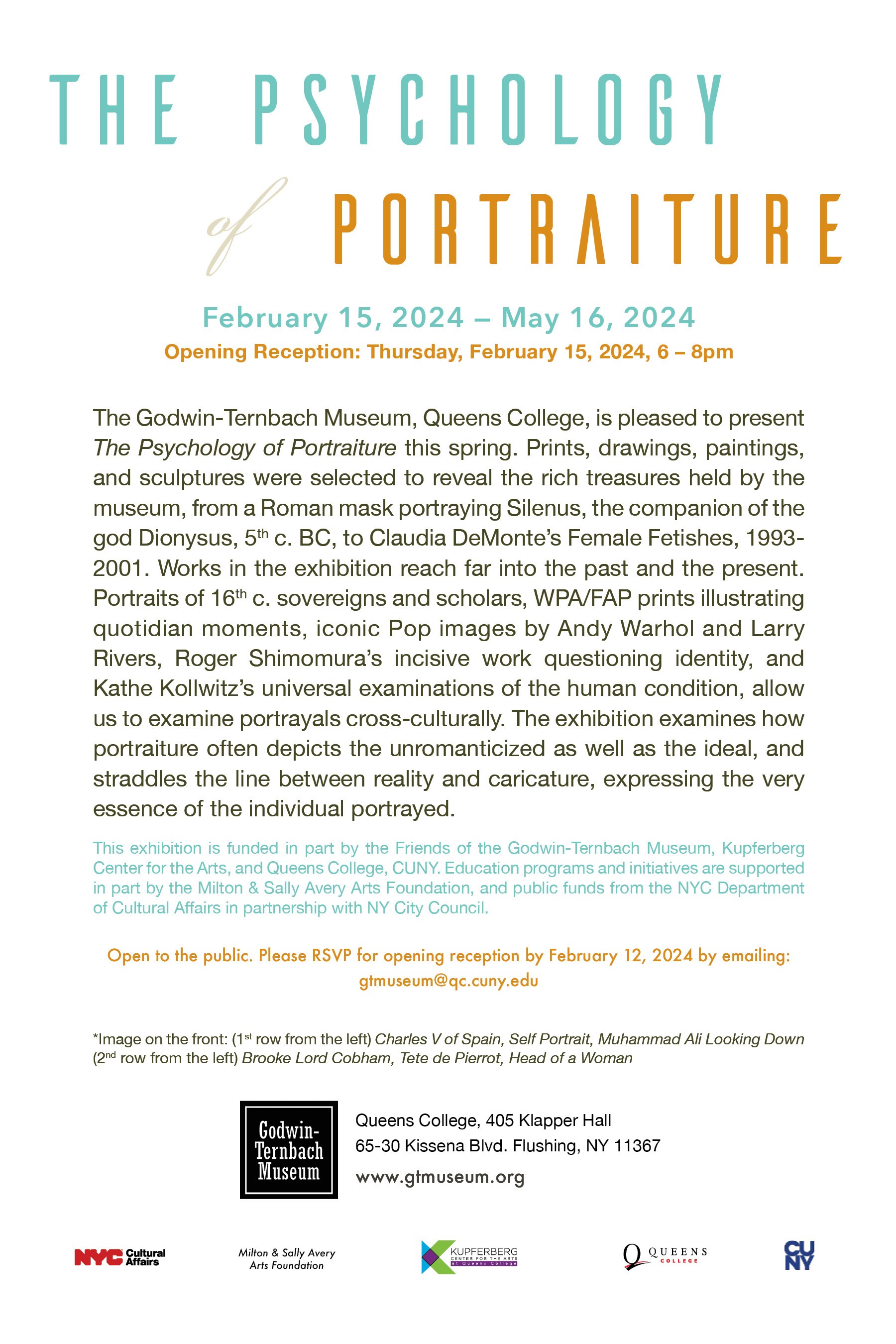 The Psychology of Portraiture postcard back