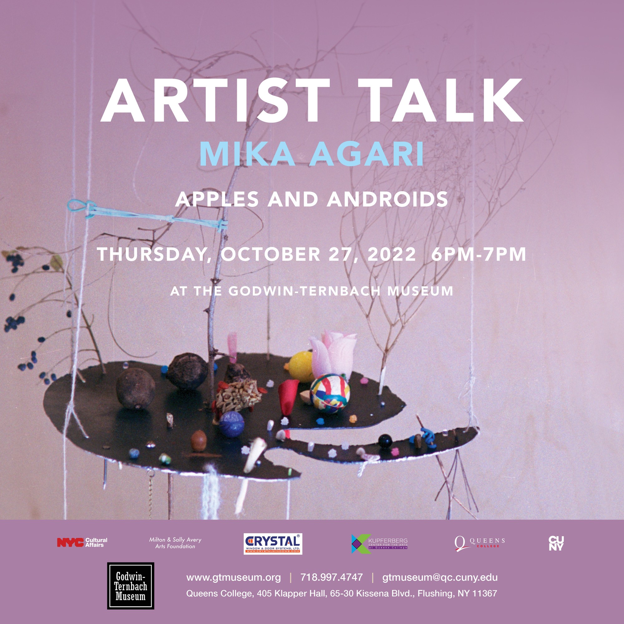 Understatements artist talk promotion