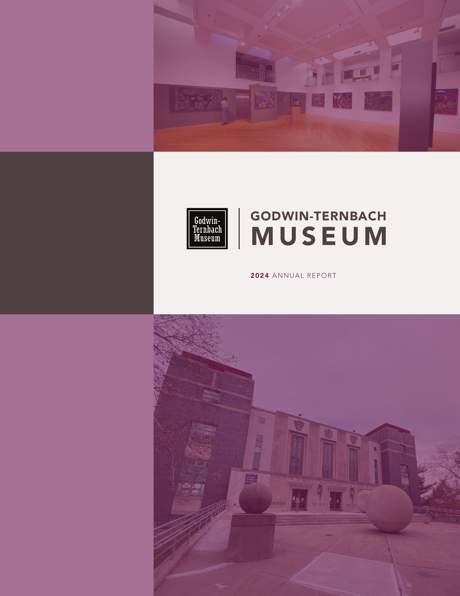 Godwin-Ternbach Museum 2024 Annual Report cover