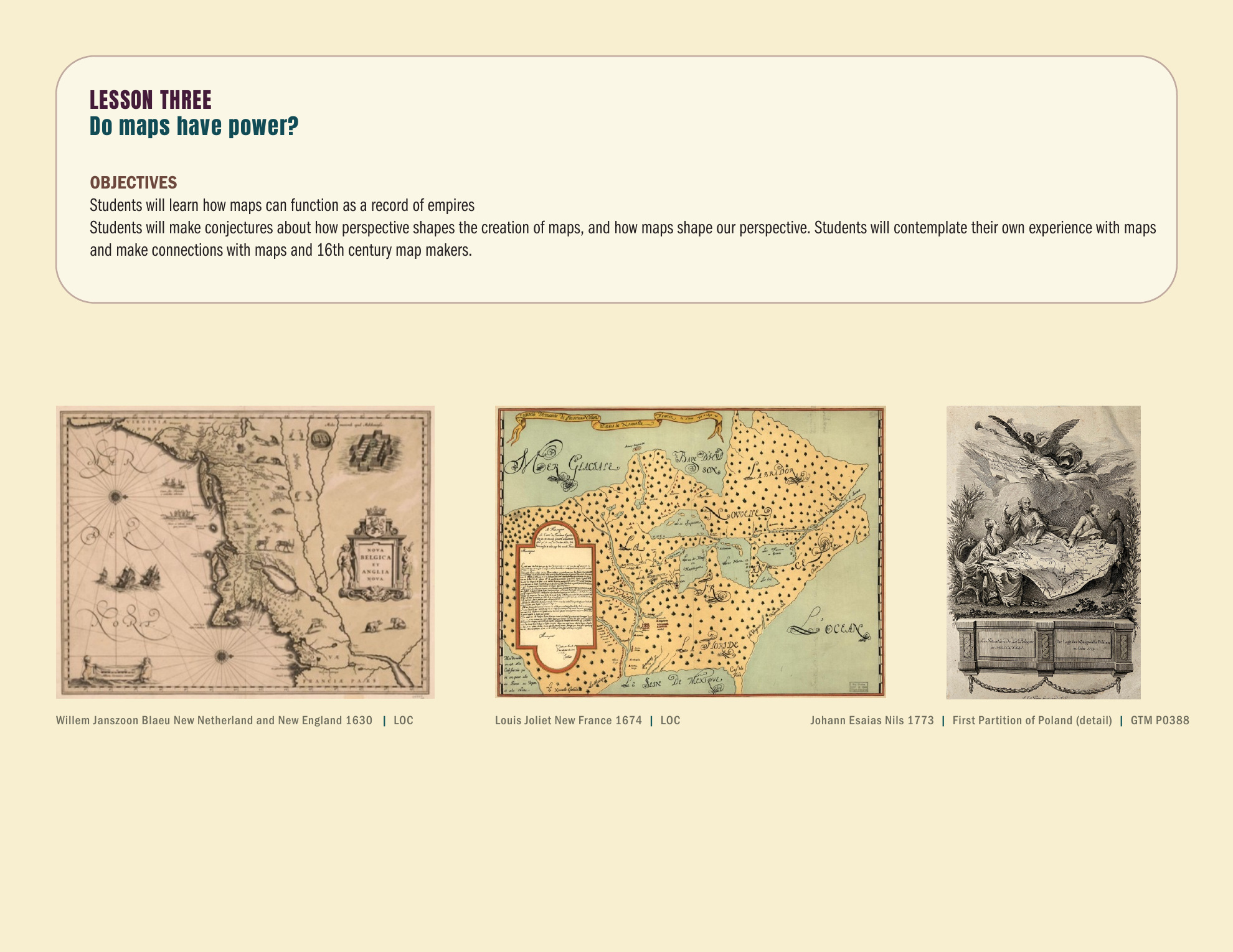 Mapping education guide lesson three